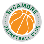 Sycamore Basketball Club Round Logo (Orange &amp; Grey)